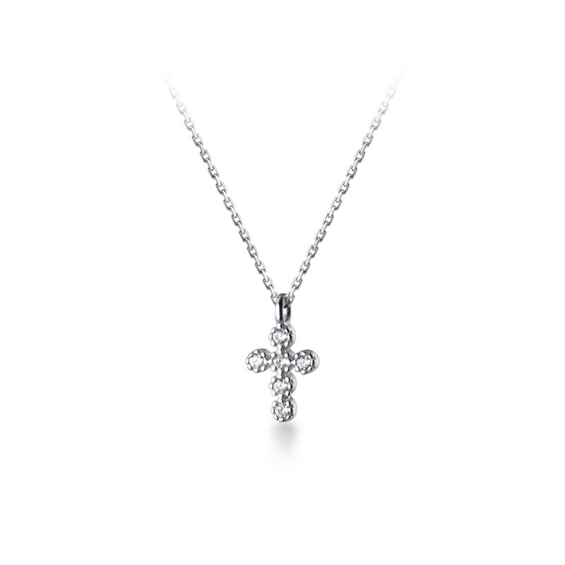 The Guiding Light Sterling Silver Cross Necklace view 4