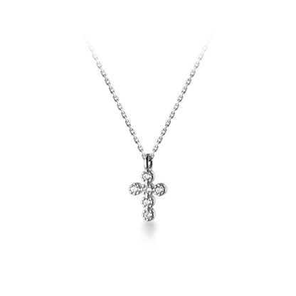 The Guiding Light Sterling Silver Cross Necklace view 4