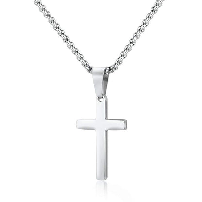 The Steadfast Cross Stainless Steel Layered Cross Necklace view 3