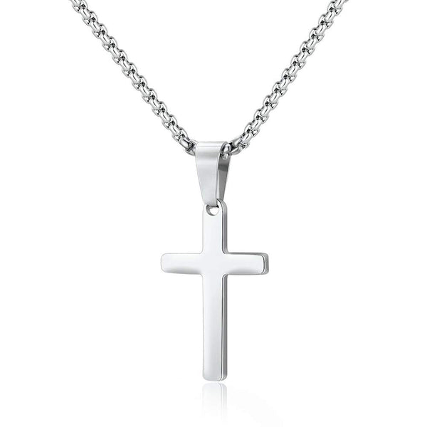 The Steadfast Cross Stainless Steel Layered Cross Necklace view 3