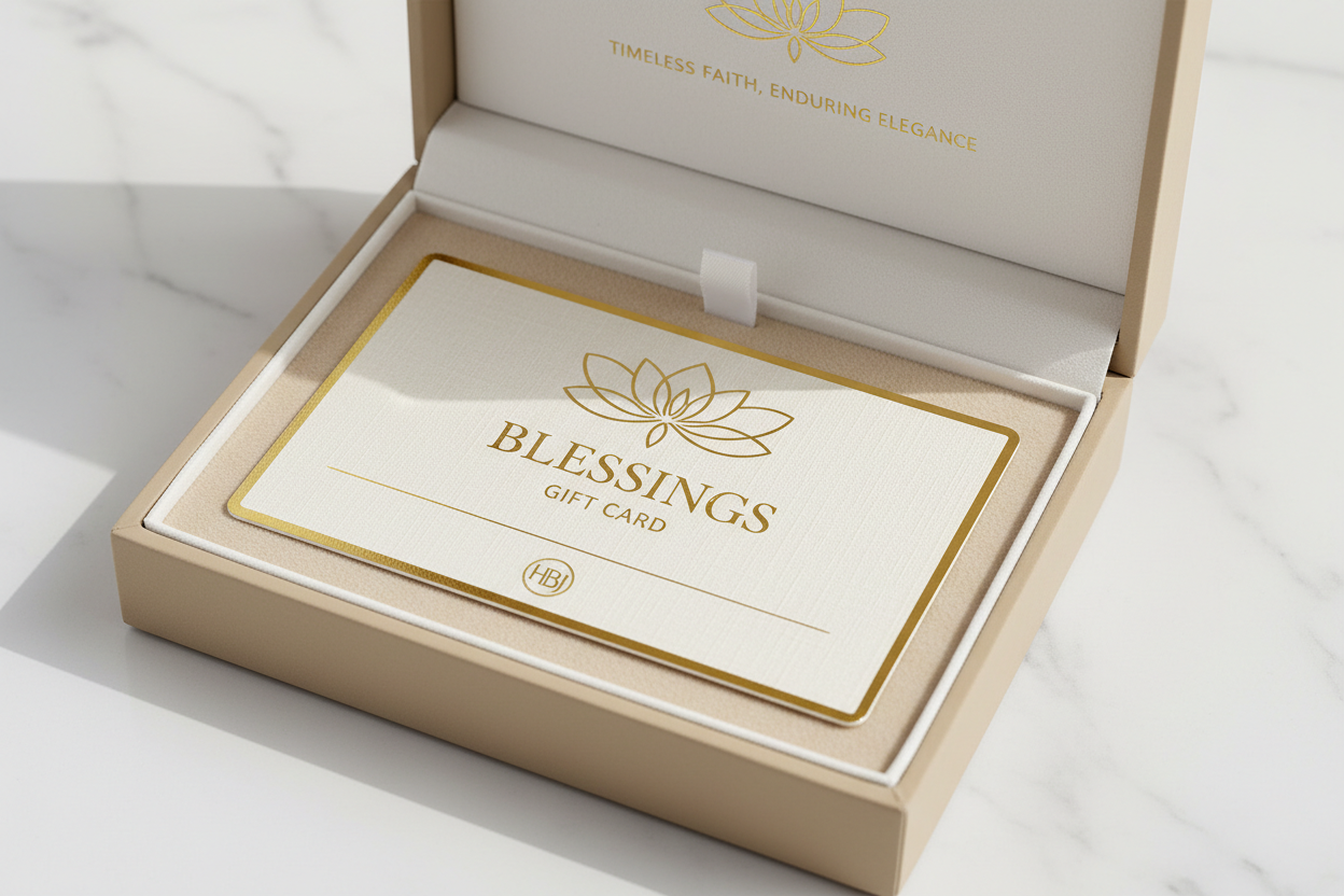 créer une image pour une carte cadeaux dans un ton beige, blanc et doré, je veux que ca respire le premium et le luxe et que ca convertisse