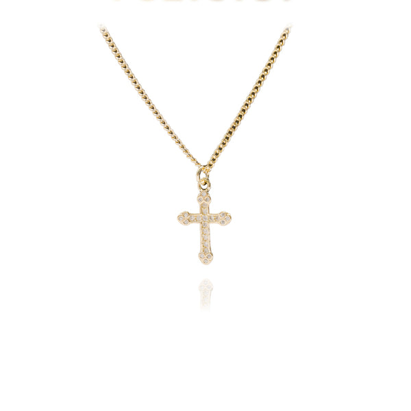 The Faithful Layers Stainless Steel Layered Cross Necklace view 4