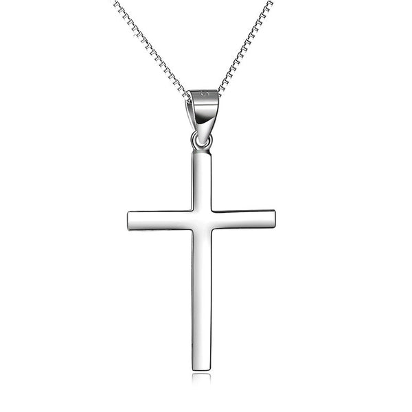 The Essential Light - Sterling Silver Cross Necklace