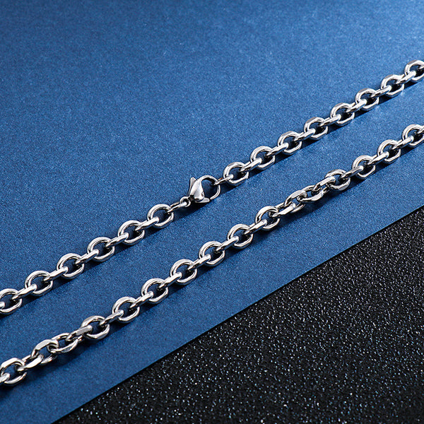 The Enduring Link Stainless Steel O-Chain Necklace view 2 [orig] [hide]