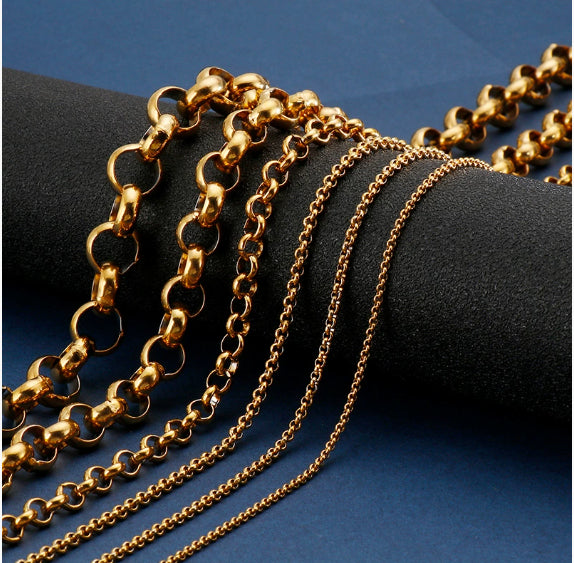The Enduring Link Stainless Steel O-Chain Necklace view 4 [orig] [hide]
