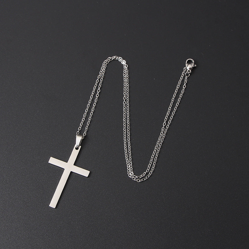 The Simple Cross Stainless Steel Cross Necklace
