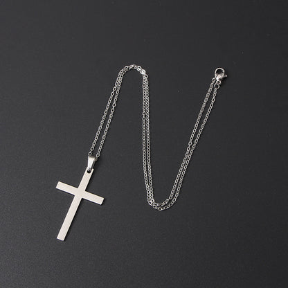 The Simple Cross Stainless Steel Cross Necklace