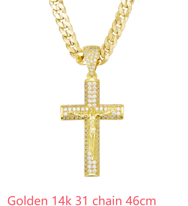 The Cathedral Luminary - Sterling Silver Celtic Cross Necklace