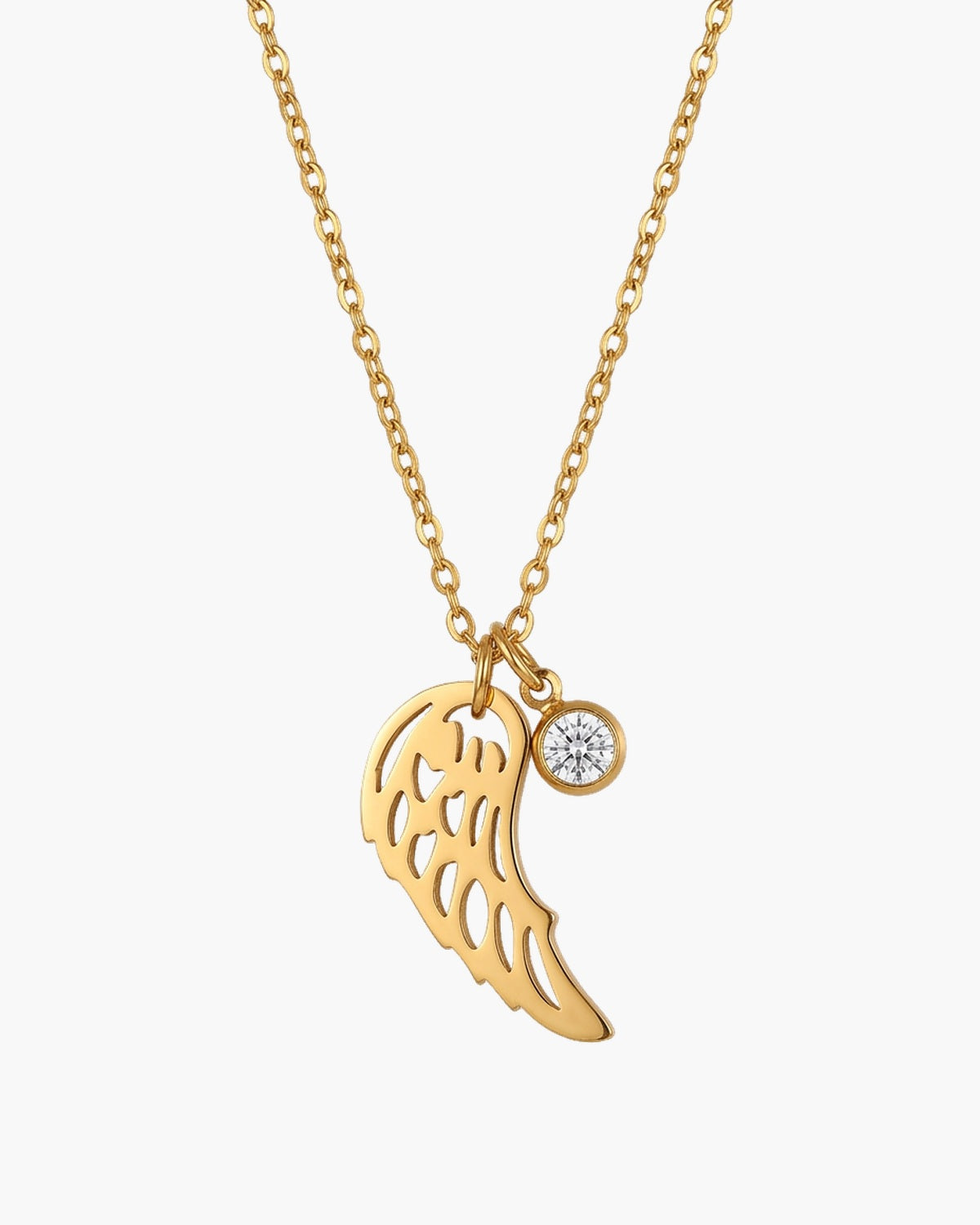 The Angelic Birthstone in april, front view [c:april]