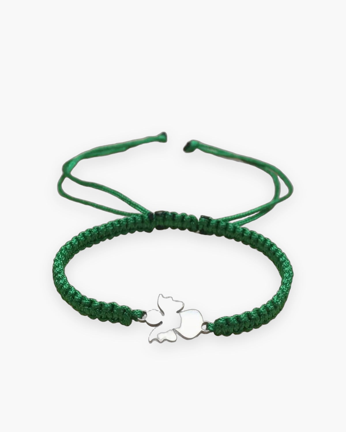 The Angelic Embrace in green, front view
