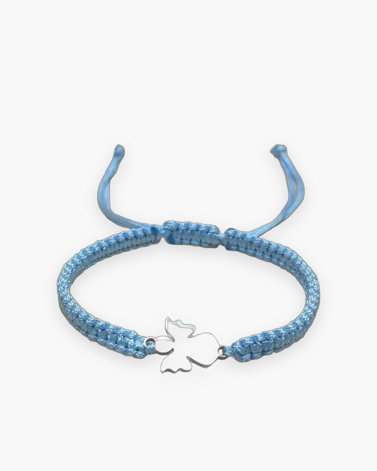 The Angelic Embrace in sky blue, front view