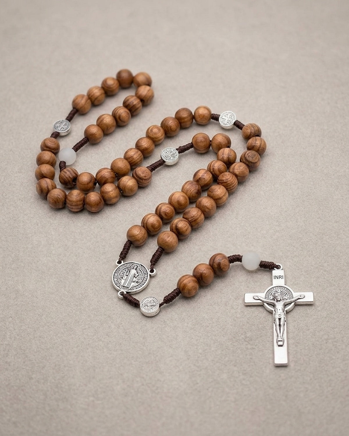 Close-up of the Benedictine Rosary