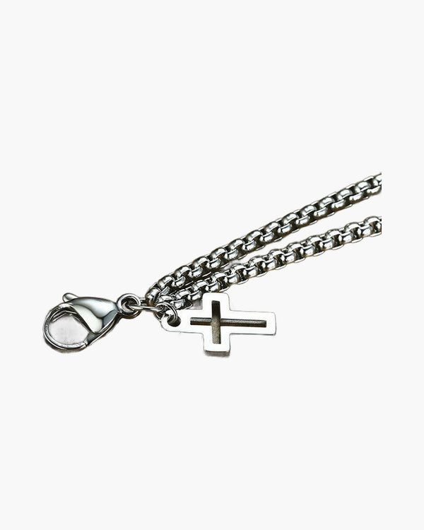 The Bonded Cross Stainless Steel Cross Bracelet