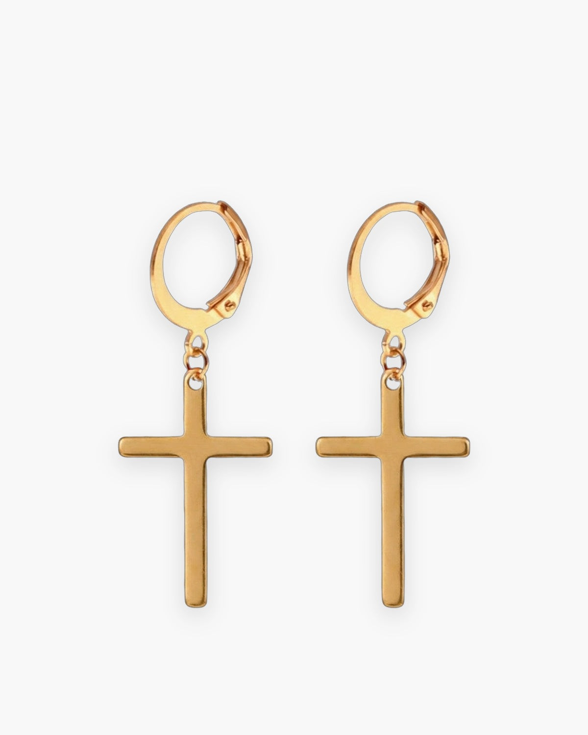 The Dark Cross in gold, front view