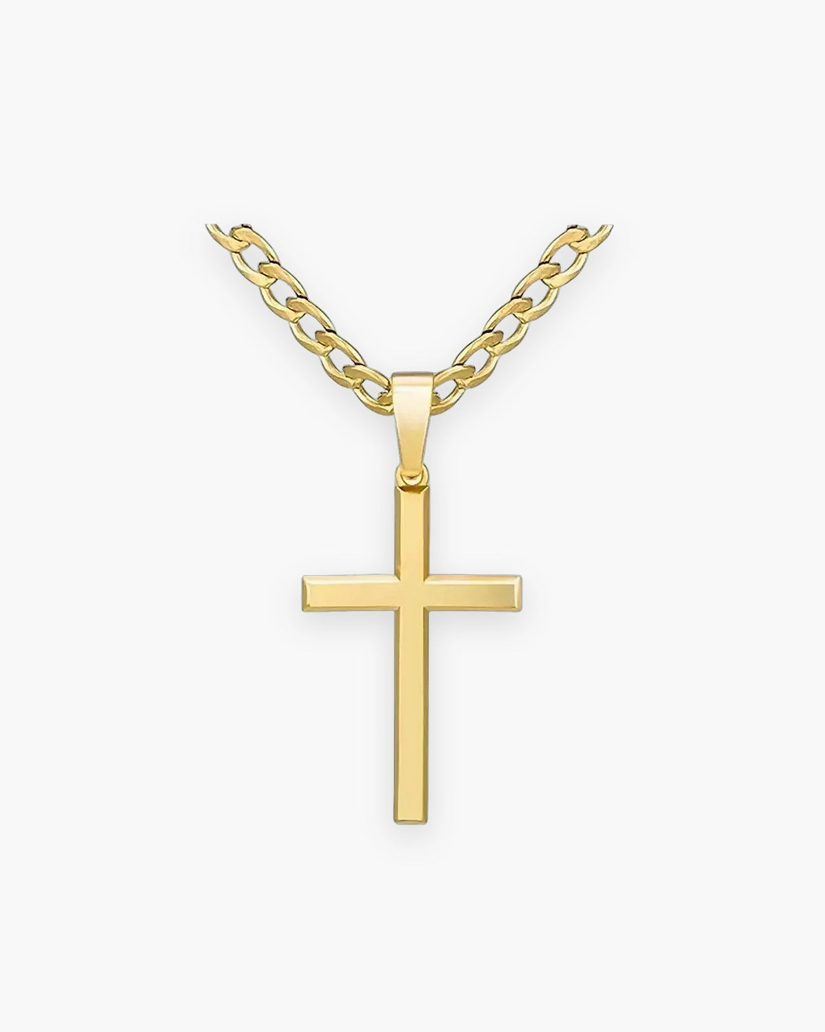 The Devotion Cross in gold, front view [c:gold]