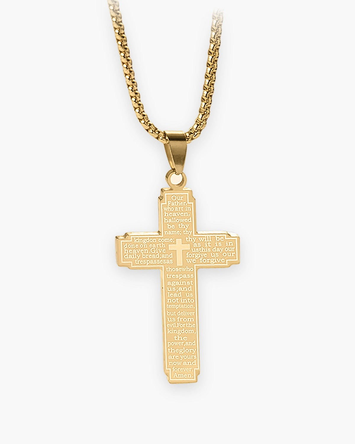 The Engraved Prayer, Gold, front view [c:gold]
