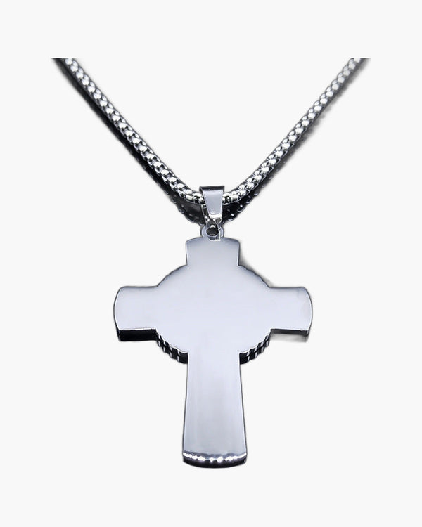 The Eucharistic Cross Stainless Steel Eucharistic Cross Necklace view 5