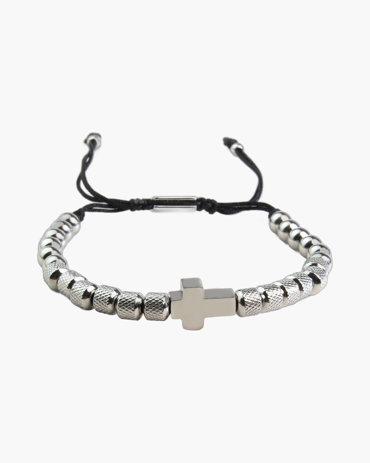 The Gilded Knot Gold-plated Cross Beaded Bracelet view 4