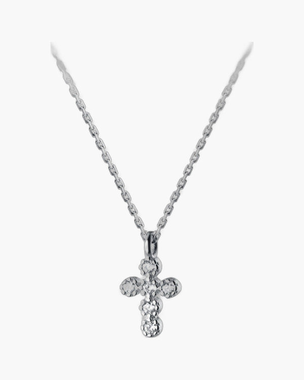 The Guiding Light Sterling Silver Cross Necklace view 4