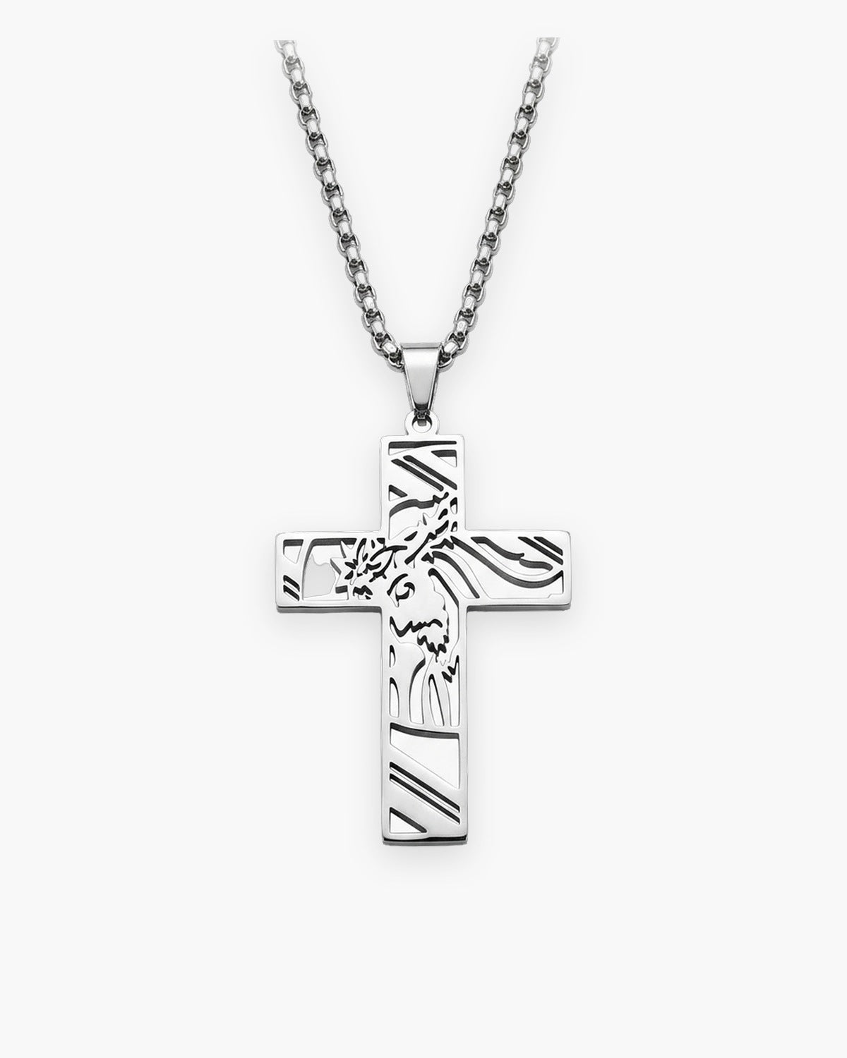 The Holy Visage, silver, front view [c:silver]