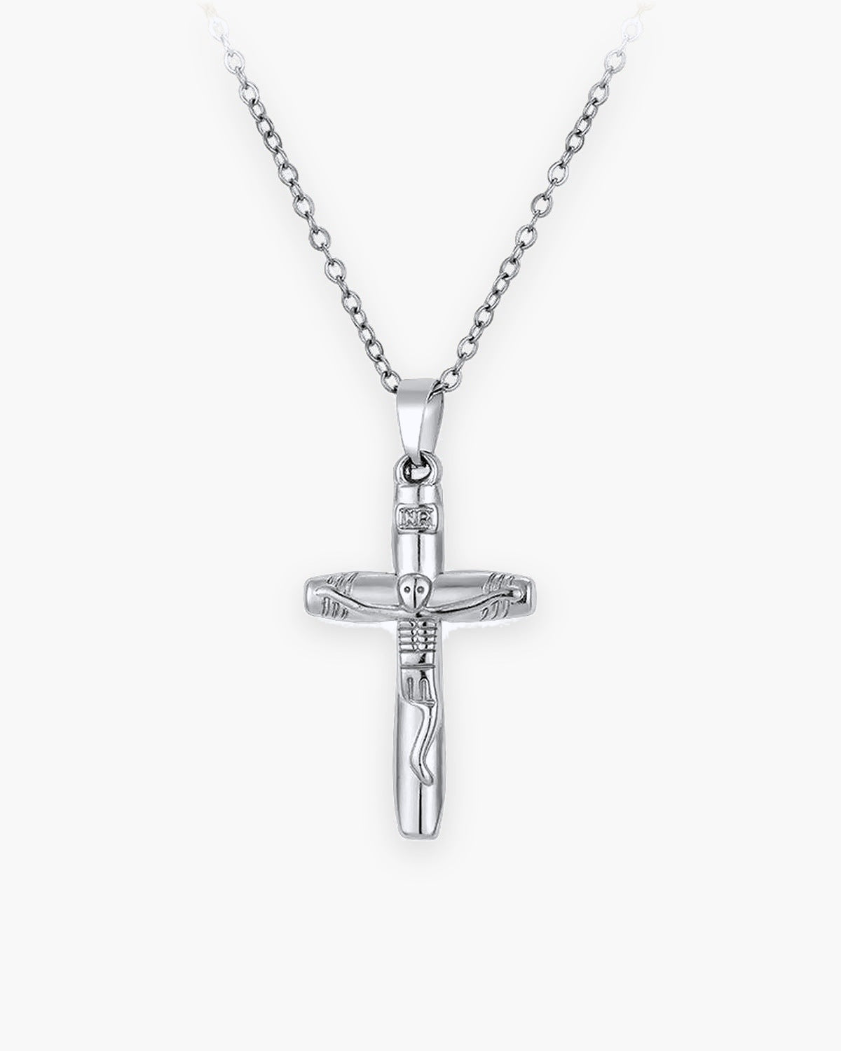 The Humble Crucifix, Silver, front view [c:silver]