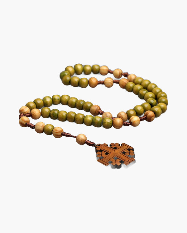 The Jerusalem Prayer Wooden Jerusalem Cross Prayer Beads view 4