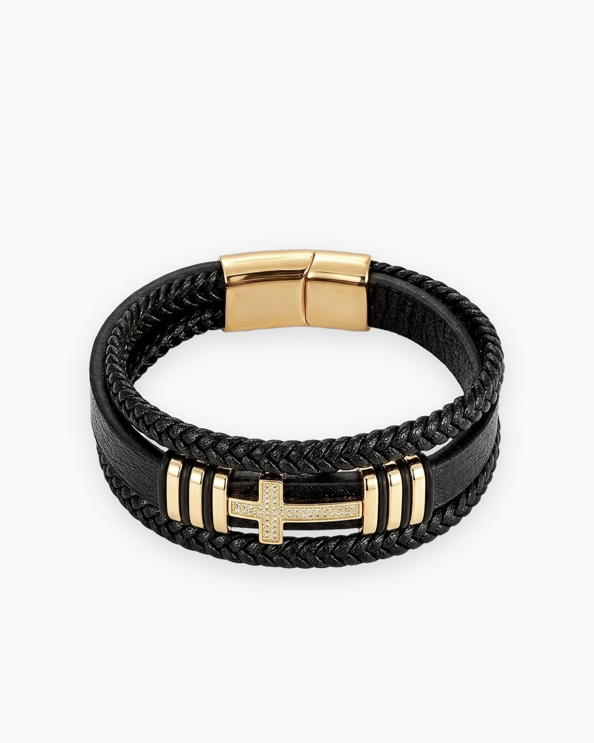 The Layered Devotion, gold, front view [c:gold]