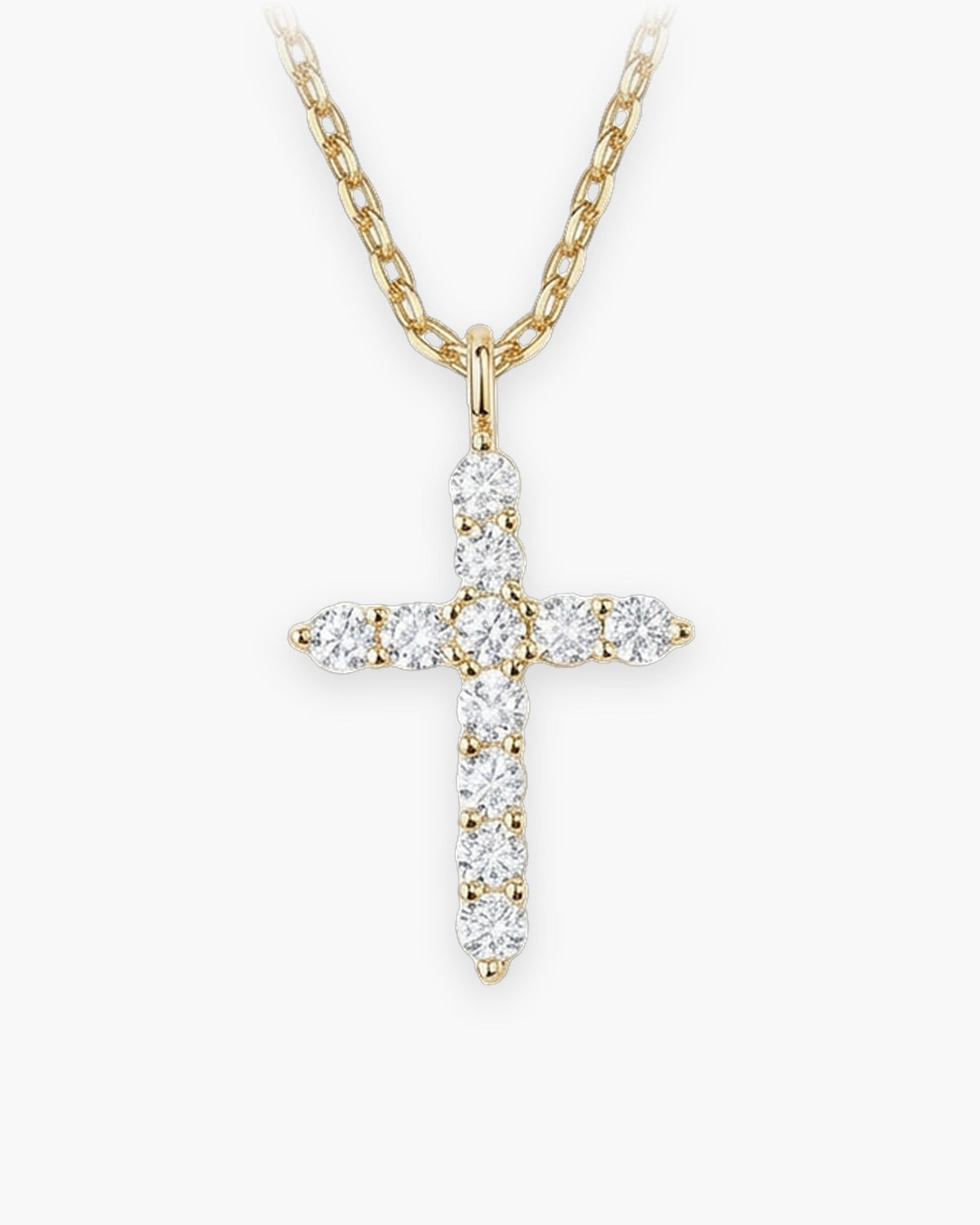 The Luminous Cross in gold, front view [c:gold]