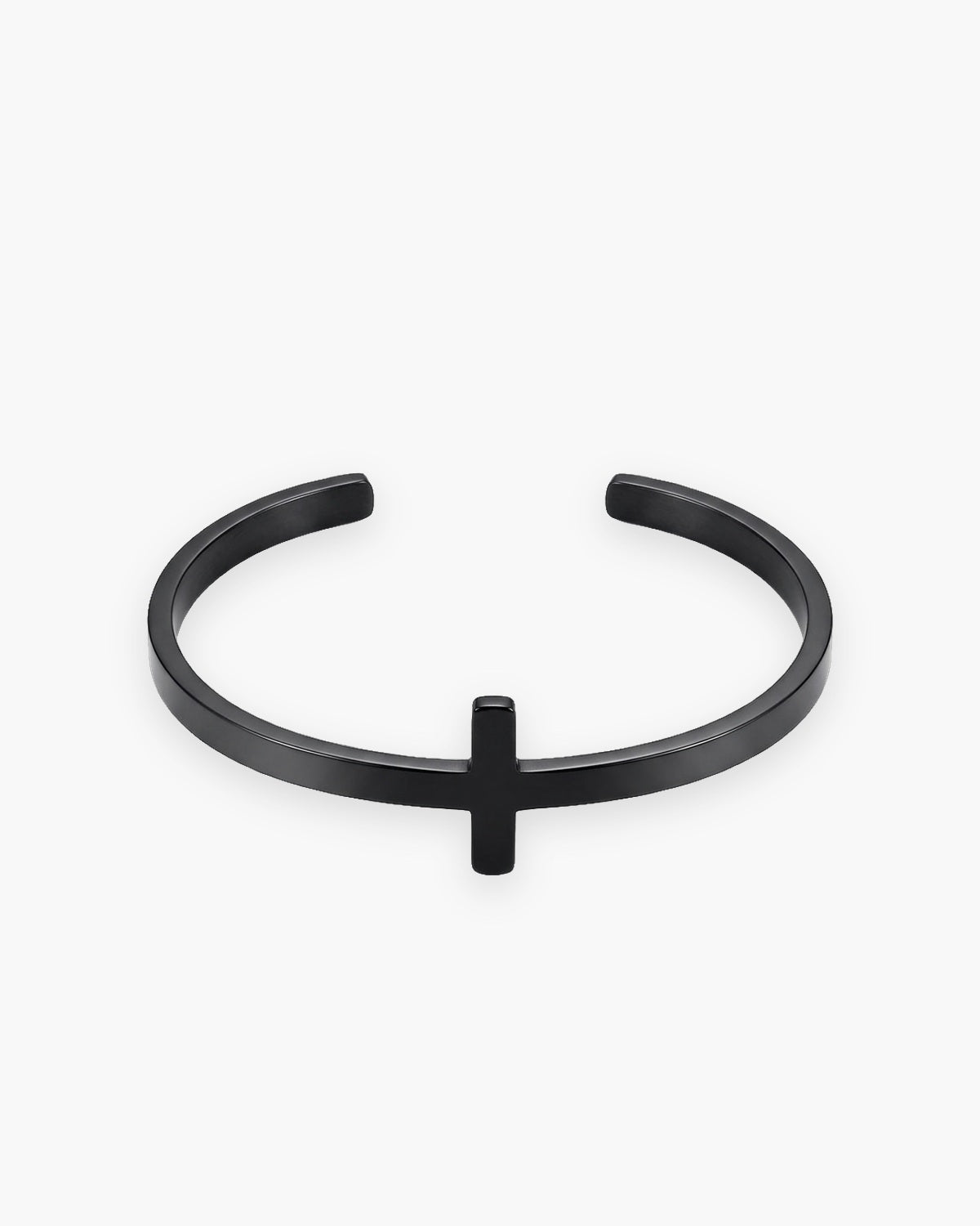 The Open Cross in black, front view [c:black]