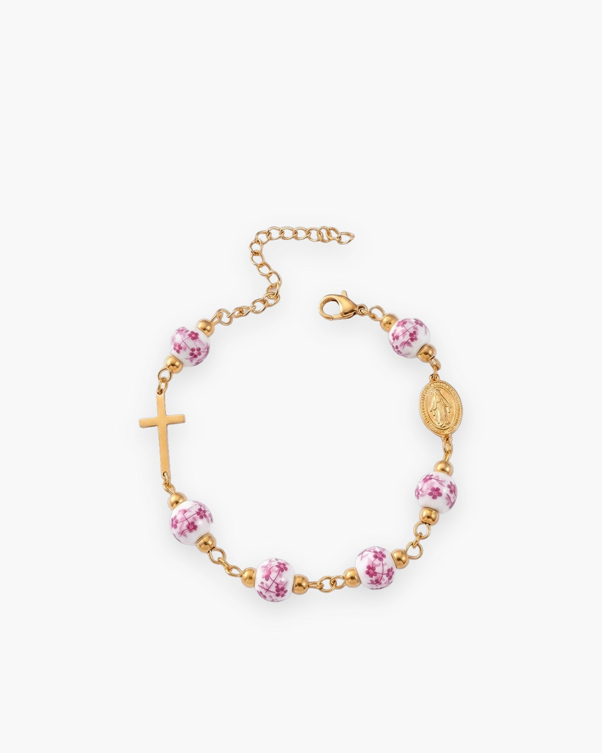 The Porcelain Grace in pink, front view [c:pink]