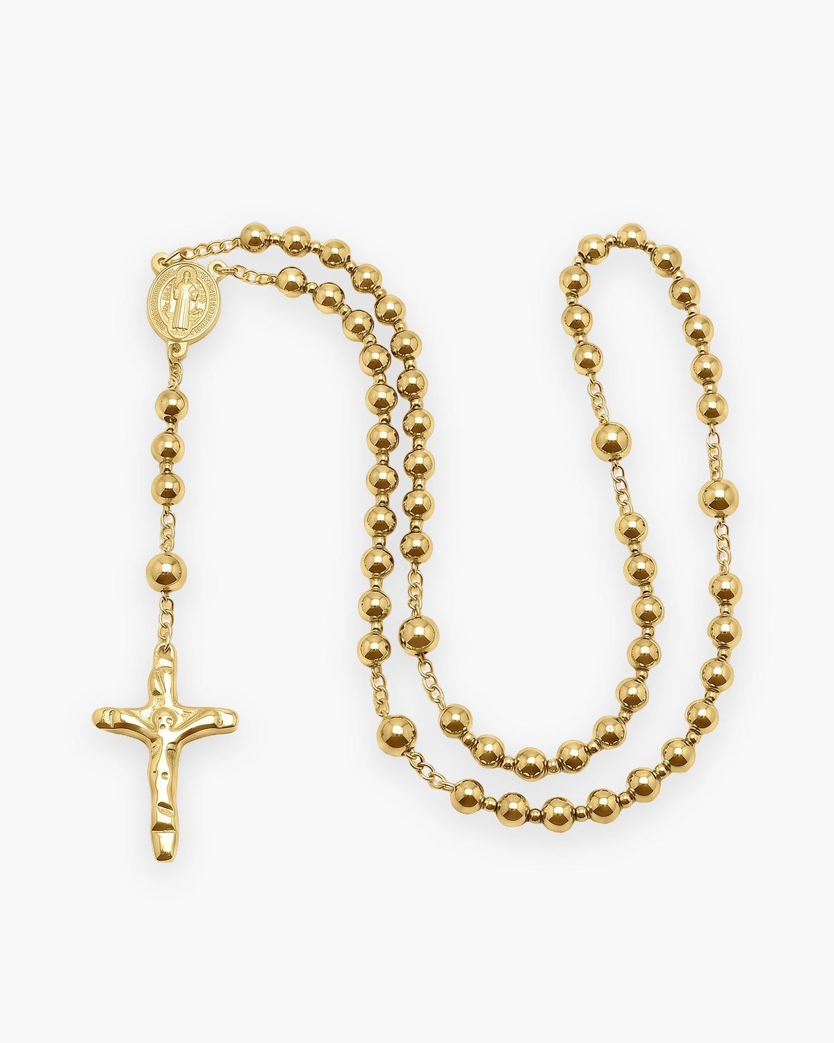 The Prayerful Journey in gold, front view [c:gold]
