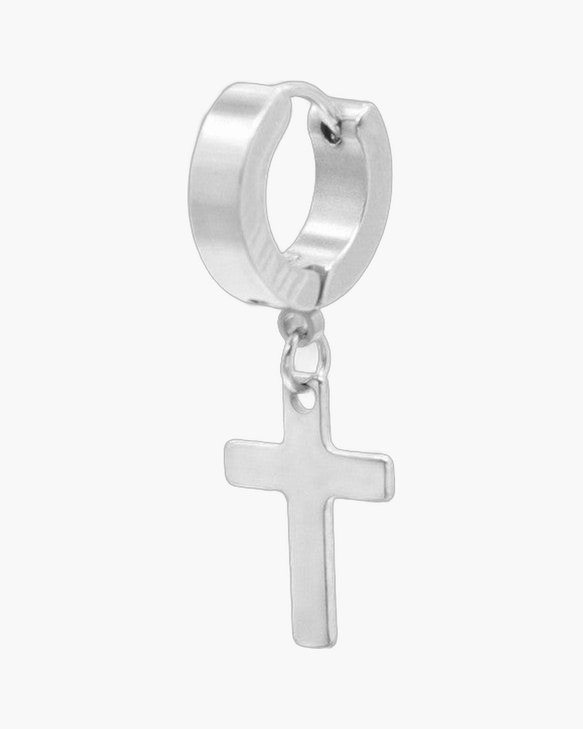 The Radiant Cross Rainbow Stainless Steel Cross Earring view 6