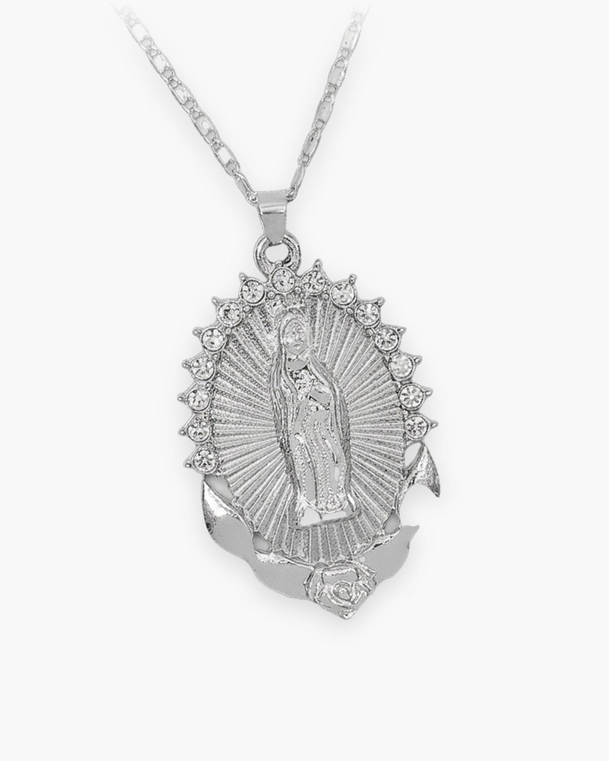 The Radiant Madonna, silver, front view [c:silver]