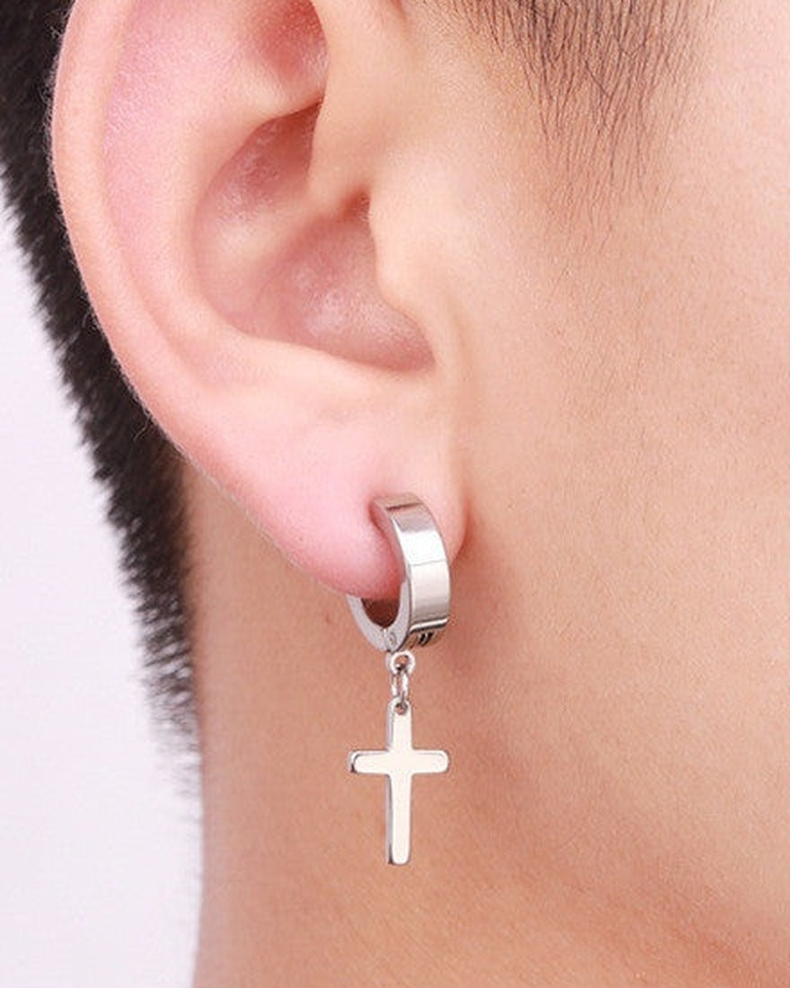 The Reverent Drop, Silver, worn