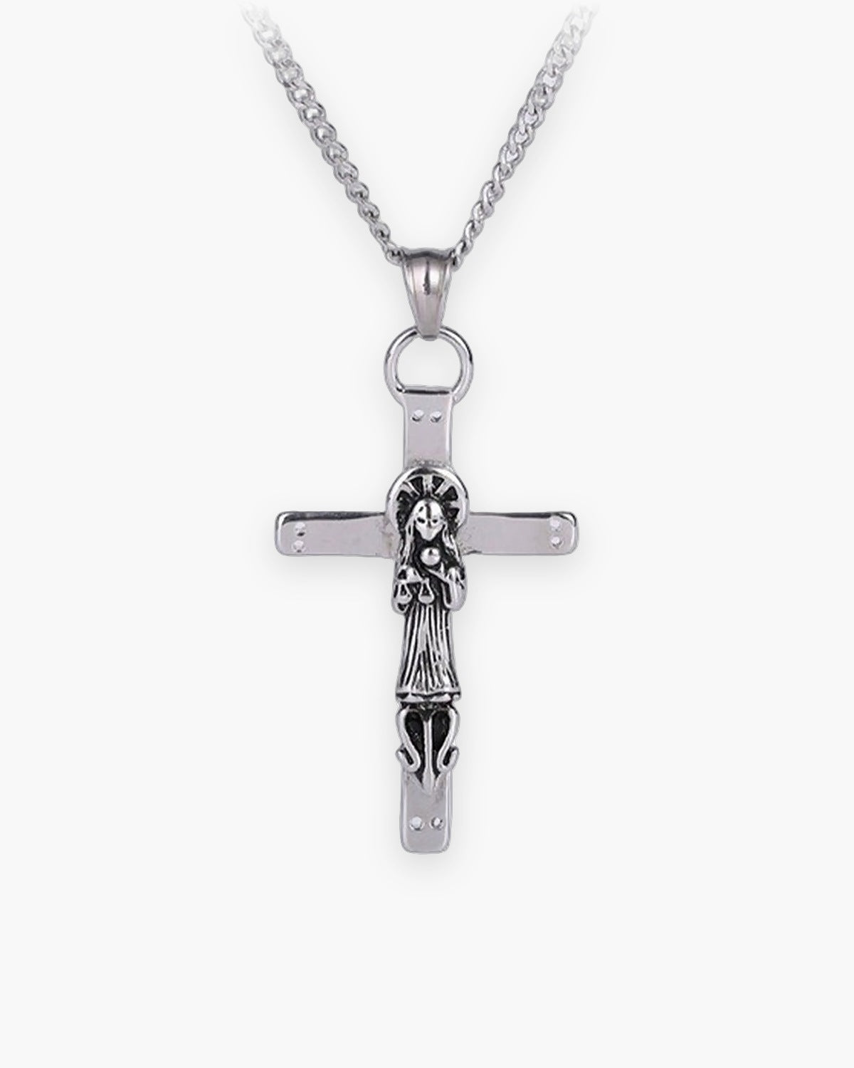 The Sacred Figure, Silver, front view [c:silver]