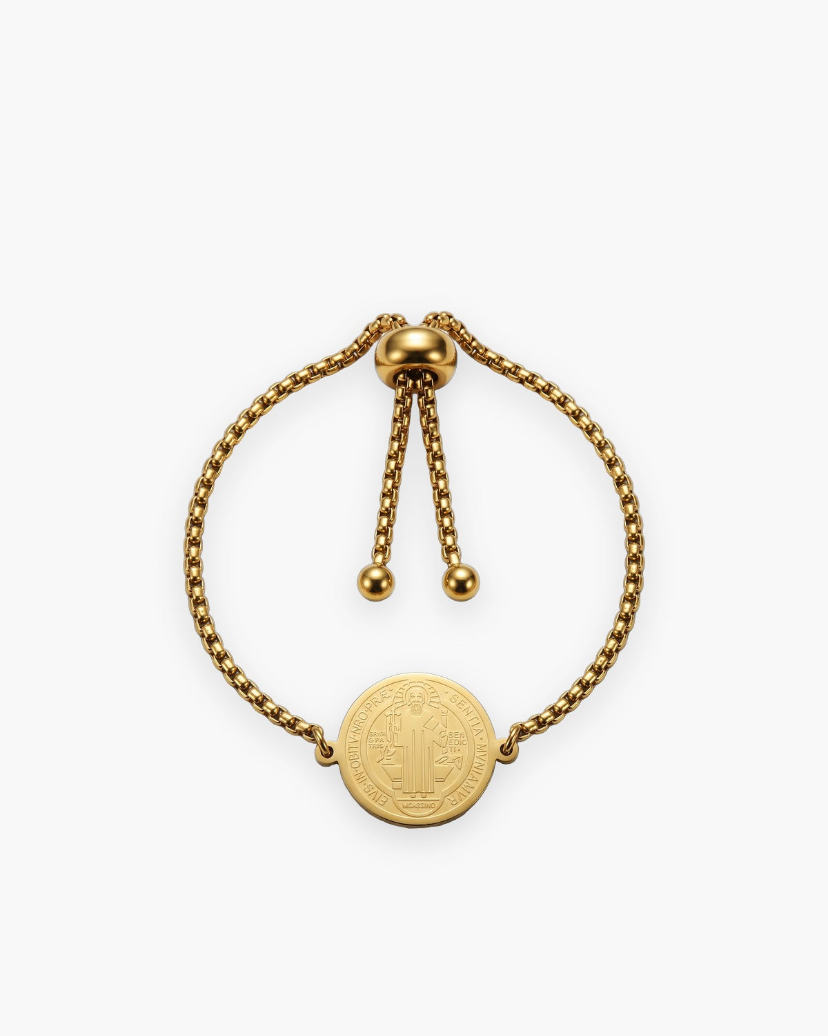The Sacred Medal Bracelet, front view