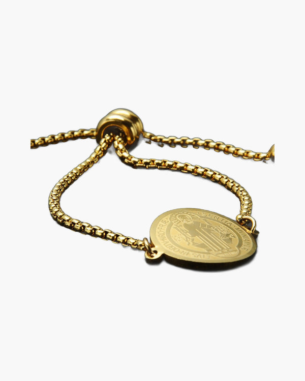 The Sacred Medal Bracelet Stainless Steel Saint Benedict Bracelet view 6