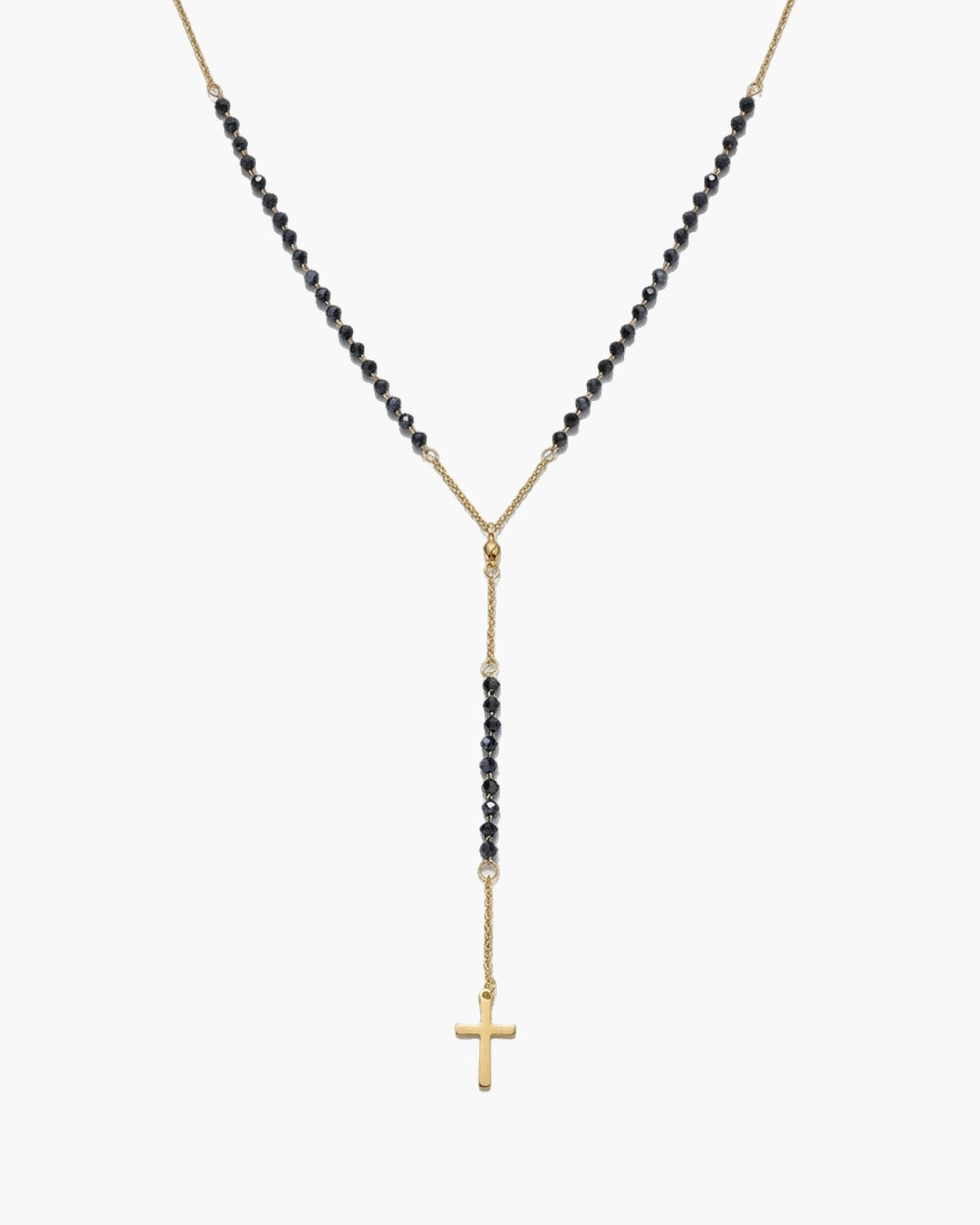 The Sacred Rosary in gold, front view [c:gold]