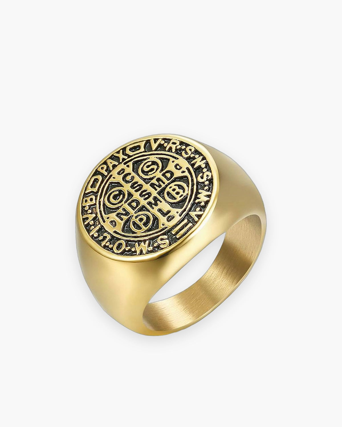 The Sacred Signet in gold, front view [c:gold]