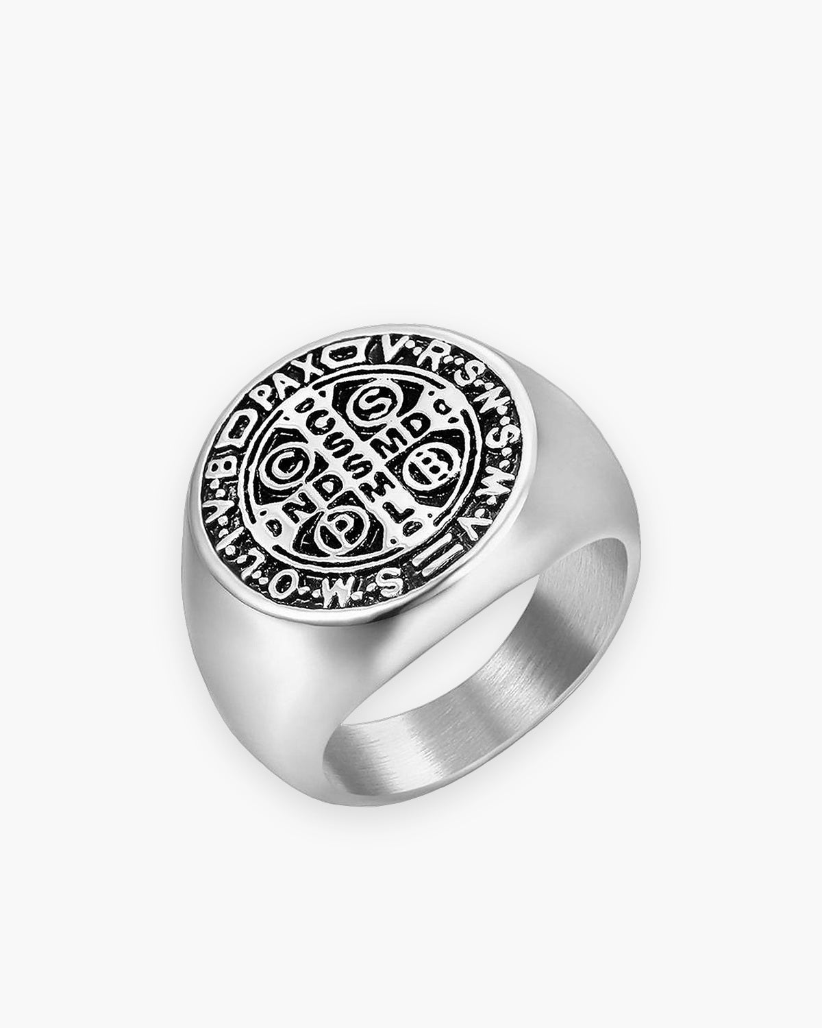 The Sacred Signet in silver, front view [c:silver]