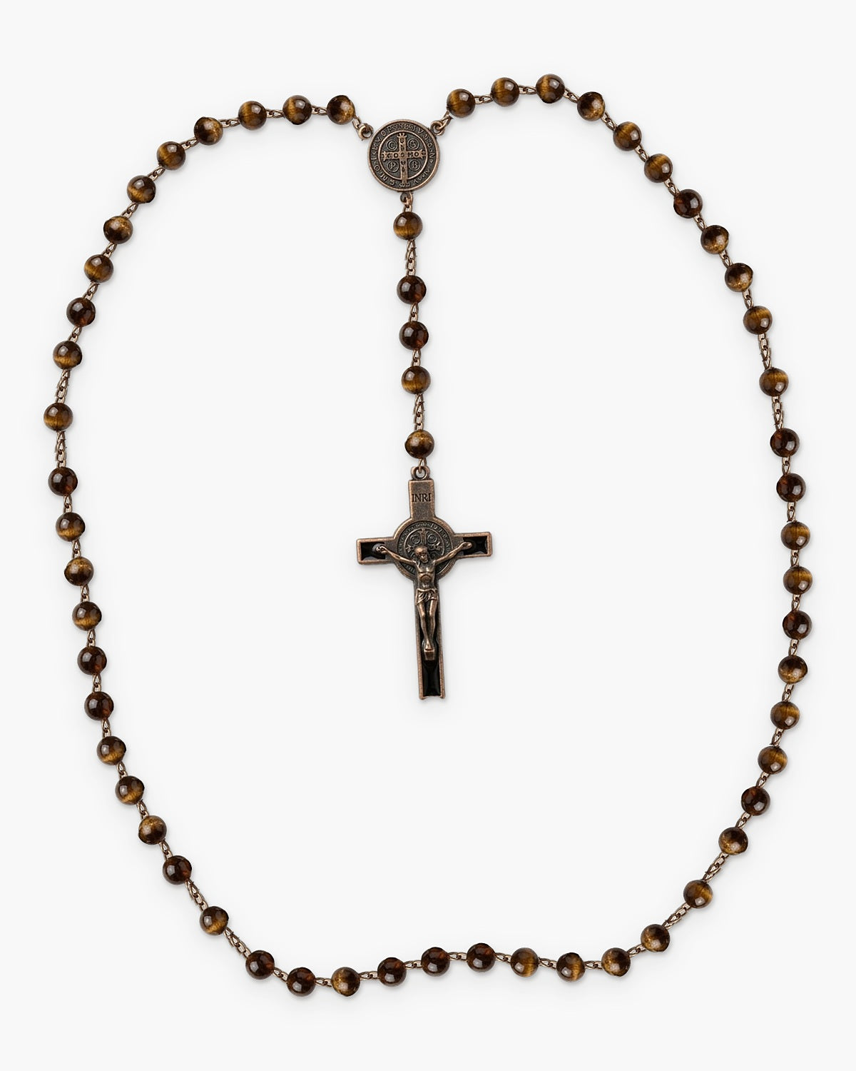 The Saint Benedict Rosary, laid flat
