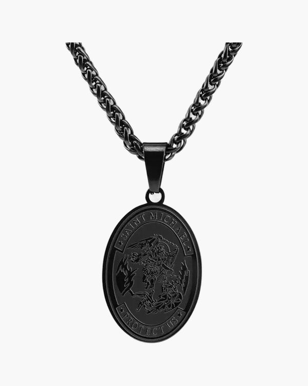 The Saint Michael Medal Stainless Steel Saint Michael Necklace view 8
