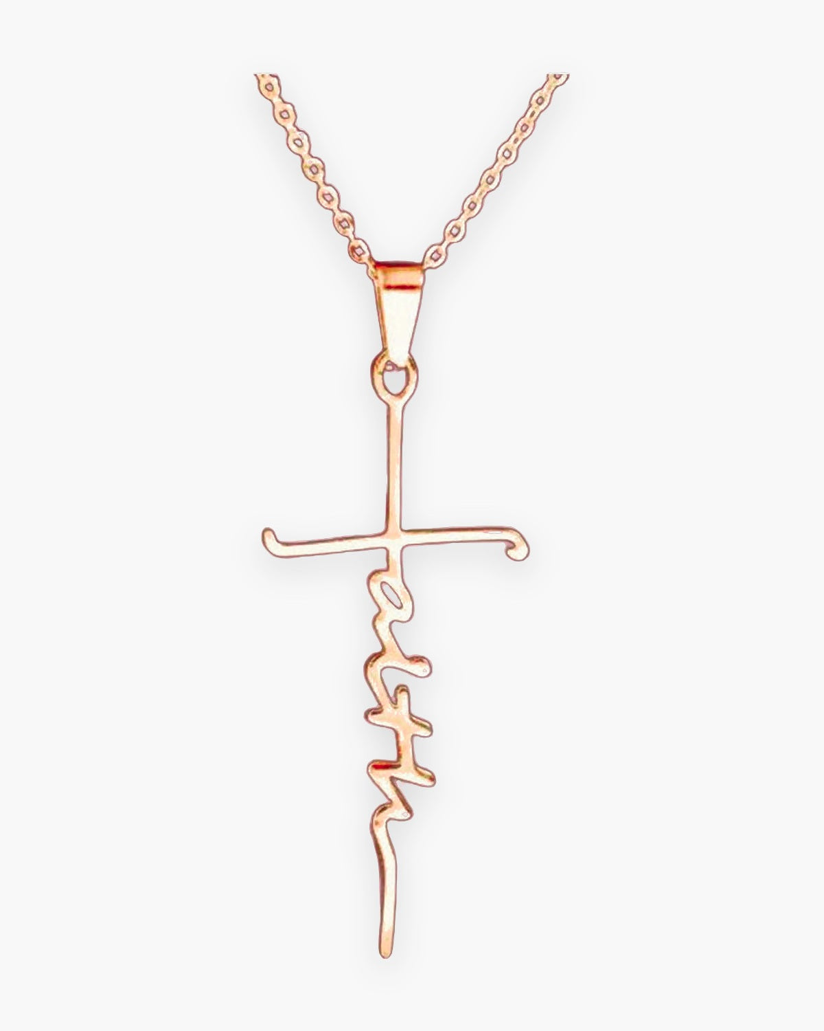 The Scripted Faith, Rose Gold, front view [c:rose-gold]