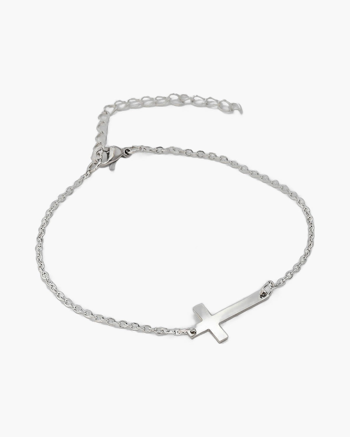The Sideways Cross Stainless Steel Sideways Cross Necklace view 4