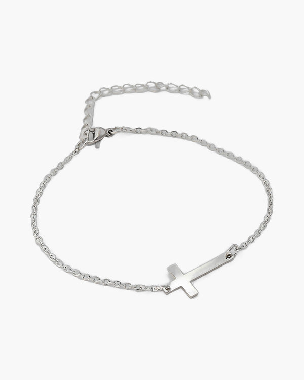 The Sideways Cross Stainless Steel Sideways Cross Necklace view 4