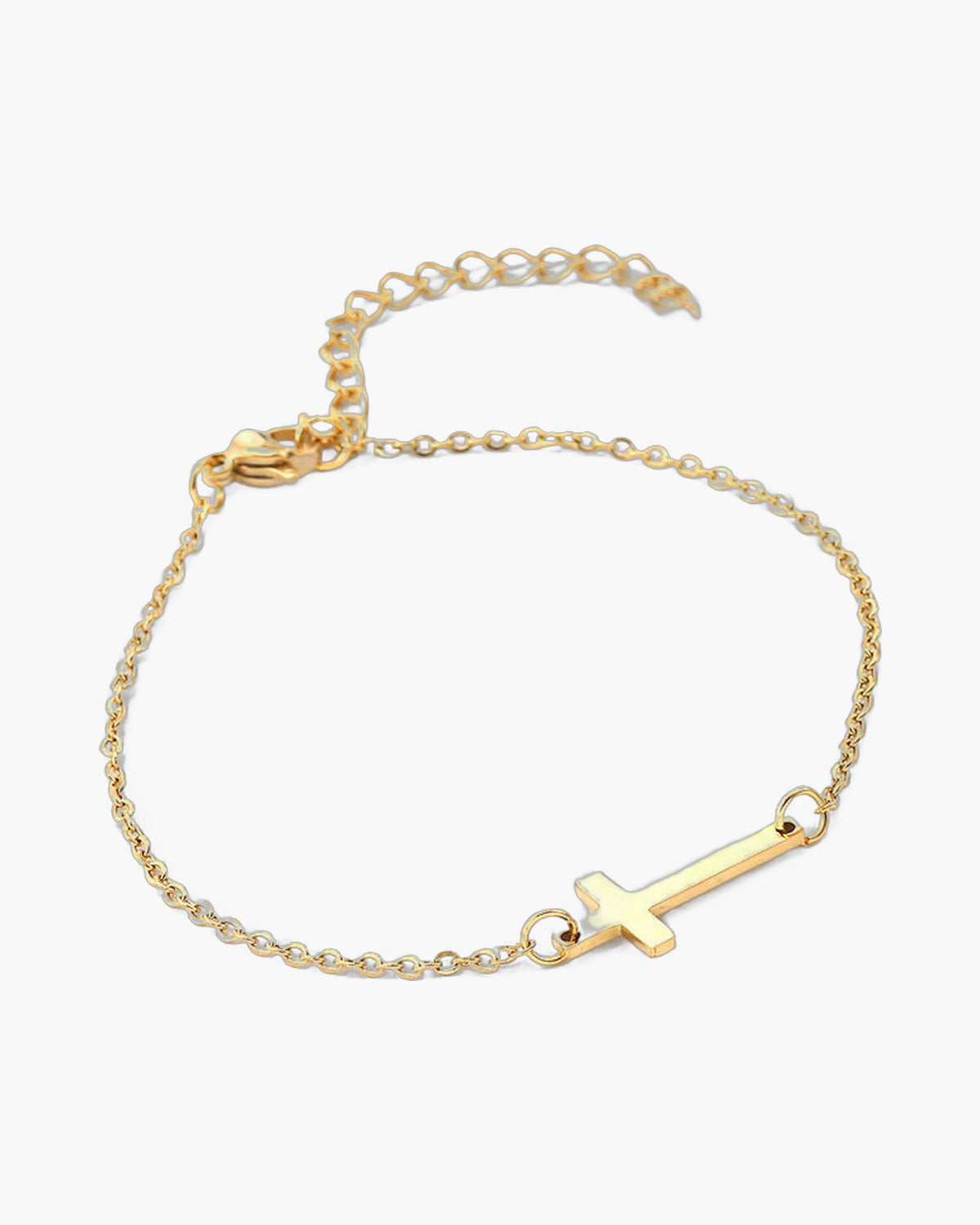 The Sideways Cross Stainless Steel Sideways Cross Necklace view 8