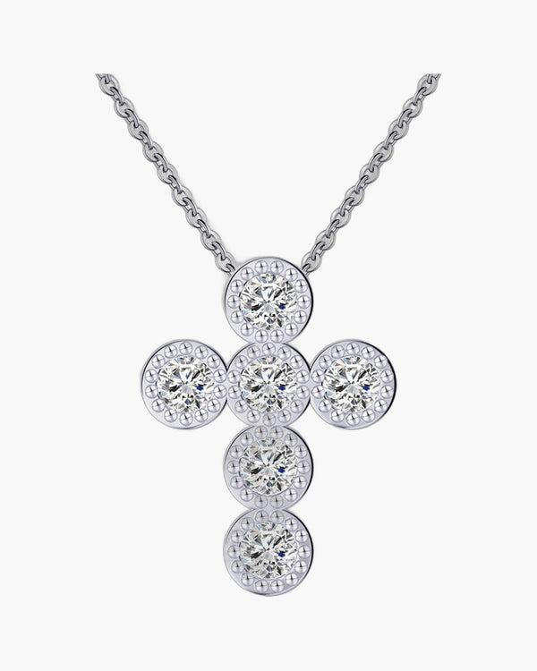 The Sparkling Cross 925 Sterling Silver Cross Necklace view 4