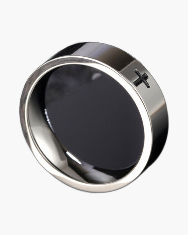 The Steadfast Band Stainless Steel Cross Ring view 6