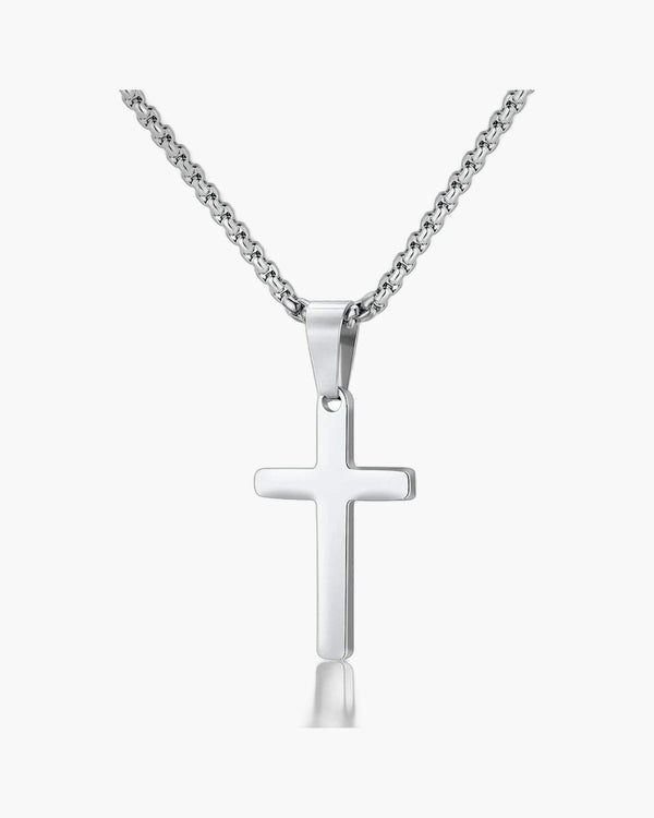 The Steadfast Cross Stainless Steel Layered Cross Necklace view 3