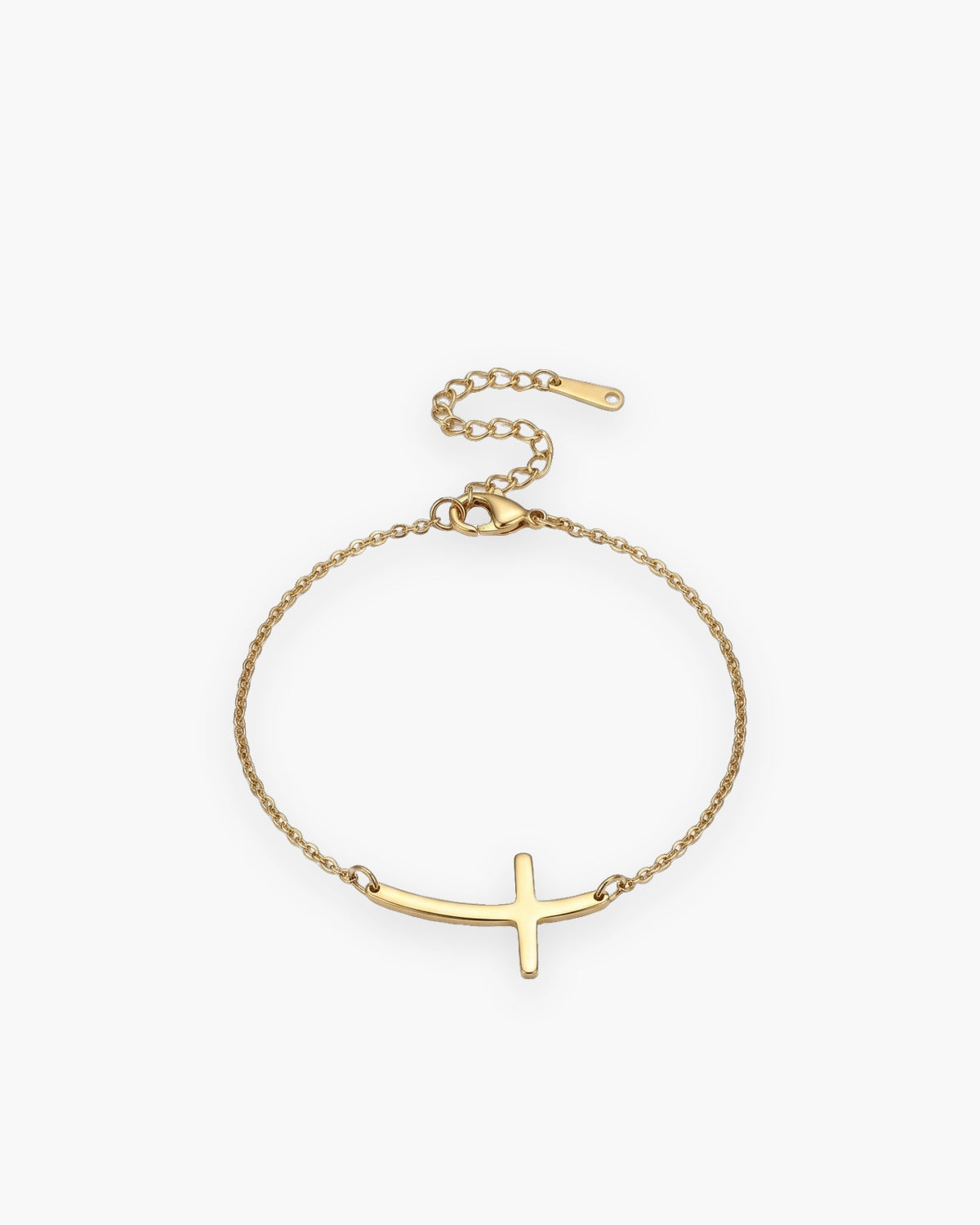 The Subtle Cross in gold, front view [c:gold]